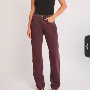 PTCL Daisy Mid-Rise Overdye NonStretch Straight Leg Jean 26 NWT